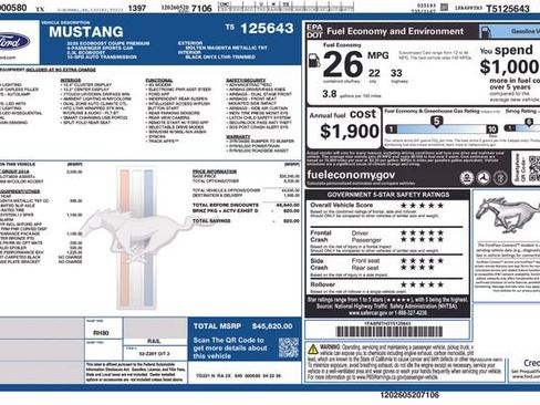 New 2026 Ford Mustang Premium RWD image 4