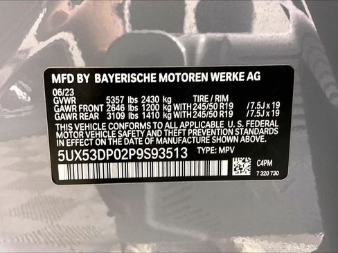 Certified 2023 BMW X3 xDrive30i w/ M Sport Package AWD/4WD image 36