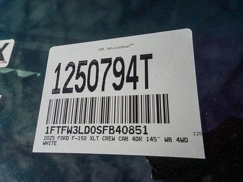 New 2025 Ford F150 XLT w/ Equipment Group 301A Standard image 26