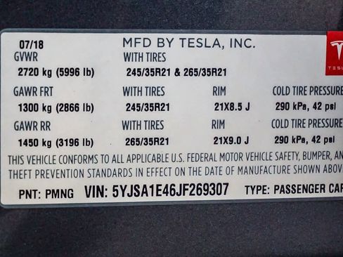 Used 2018 Tesla Model S P100D image 36