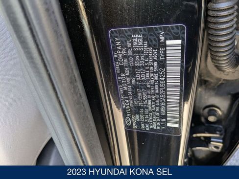 Certified 2023 Hyundai Kona SEL image 39