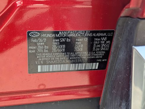 Used 2021 Hyundai Santa Fe SEL AWD/4WD image 13