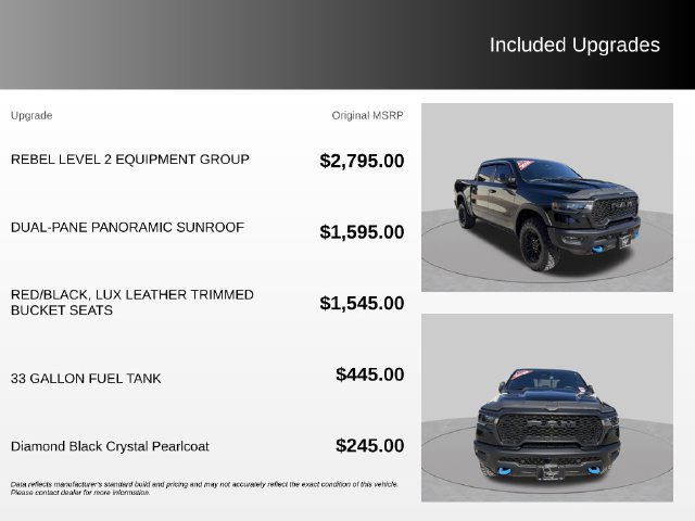 Used 2025 RAM 1500 Rebel w/ Rebel Level 2 Equipment Group AWD/4WD image 4