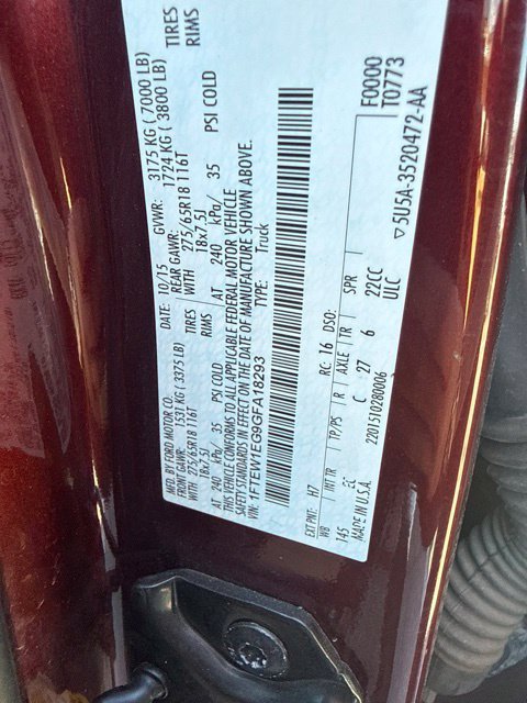 Used 2016 Ford F150 Lariat AWD/4WD image 10