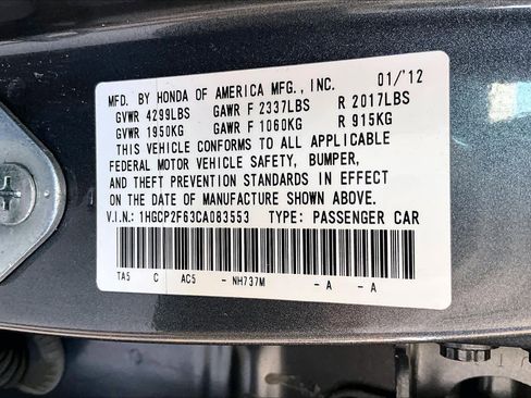 Used 2012 Honda Accord SE image 33