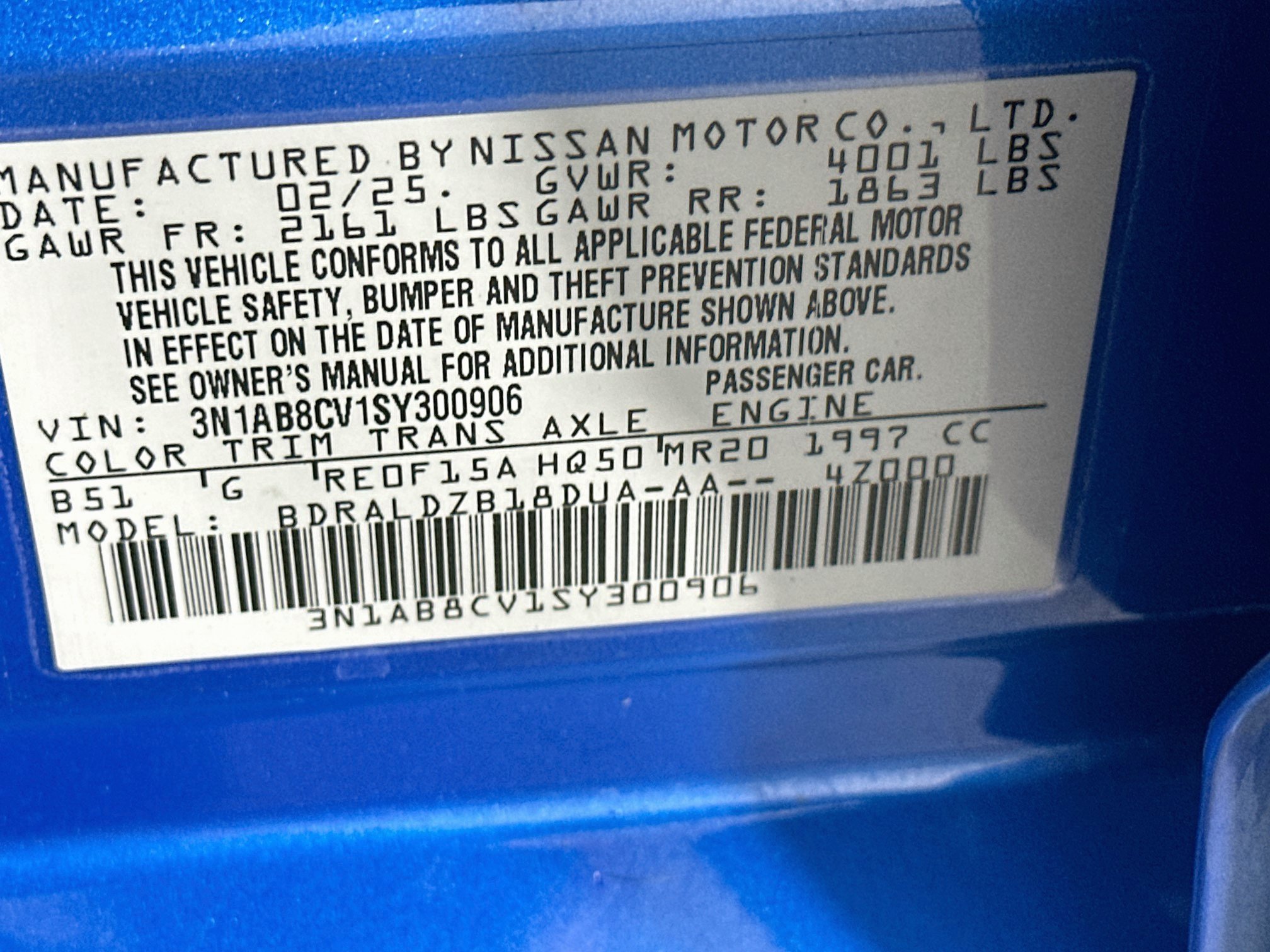 Used 2025 Nissan Sentra SV FWD image 12