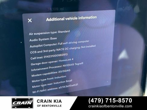 Used 2017 Tesla Model X 75D AWD/4WD image 24