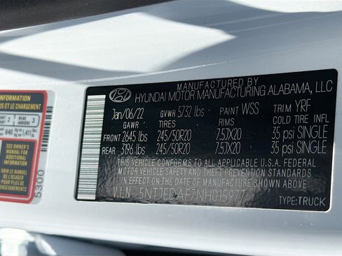 Used 2022 Hyundai Santa Cruz Limited AWD/4WD image 32