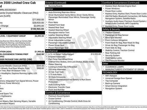 New 2025 RAM 3500 Limited image 9