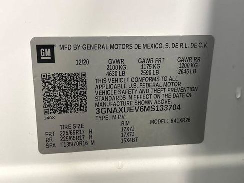 Used 2021 Chevrolet Equinox LT AWD/4WD image 26