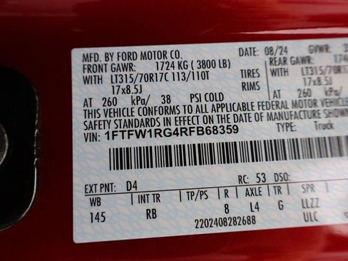 Used 2024 Ford F150 Raptor image 44