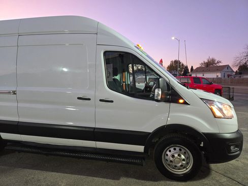Used 2021 Ford Transit 350 148 High Roof Extended DRW w/ Load Area Protection Package RWD image 12