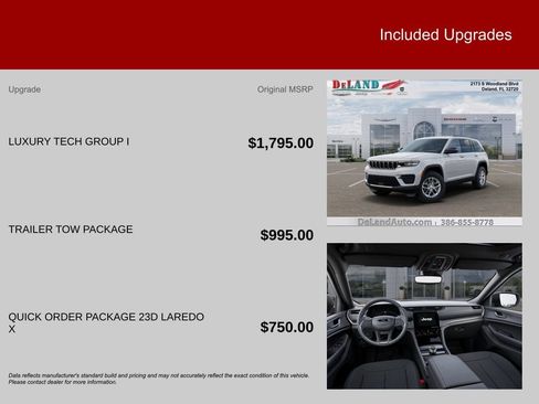 New 2025 Jeep Grand Cherokee Laredo X w/ Luxury Tech Group I image 7