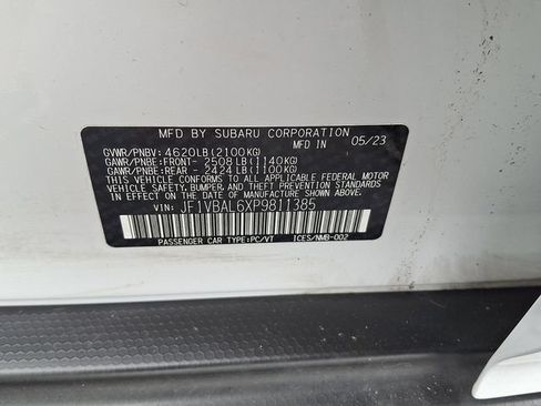 Certified 2023 Subaru WRX Limited AWD/4WD image 52