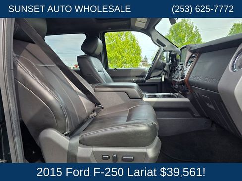 Used 2015 Ford F250 Lariat w/ Lariat Ultimate Package AWD/4WD image 21