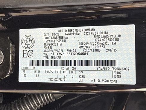 Used 2026 Ford F150 Lariat AWD/4WD image 42