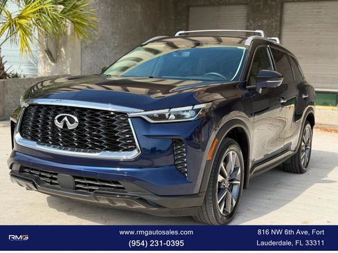 Used 2023 INFINITI QX60 Luxe w/ Cargo Package FWD image 1