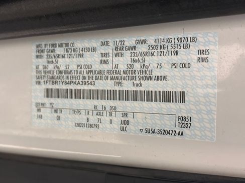 Certified 2023 Ford Transit 250 Low Roof RWD image 9
