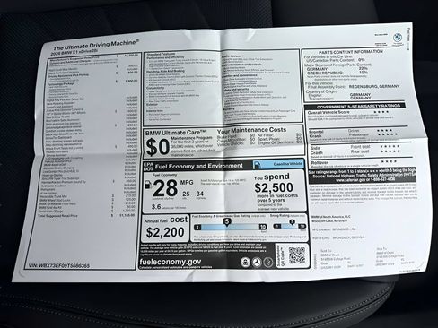 New 2026 BMW X1 xDrive28i w/ Technology Package AWD/4WD image 25