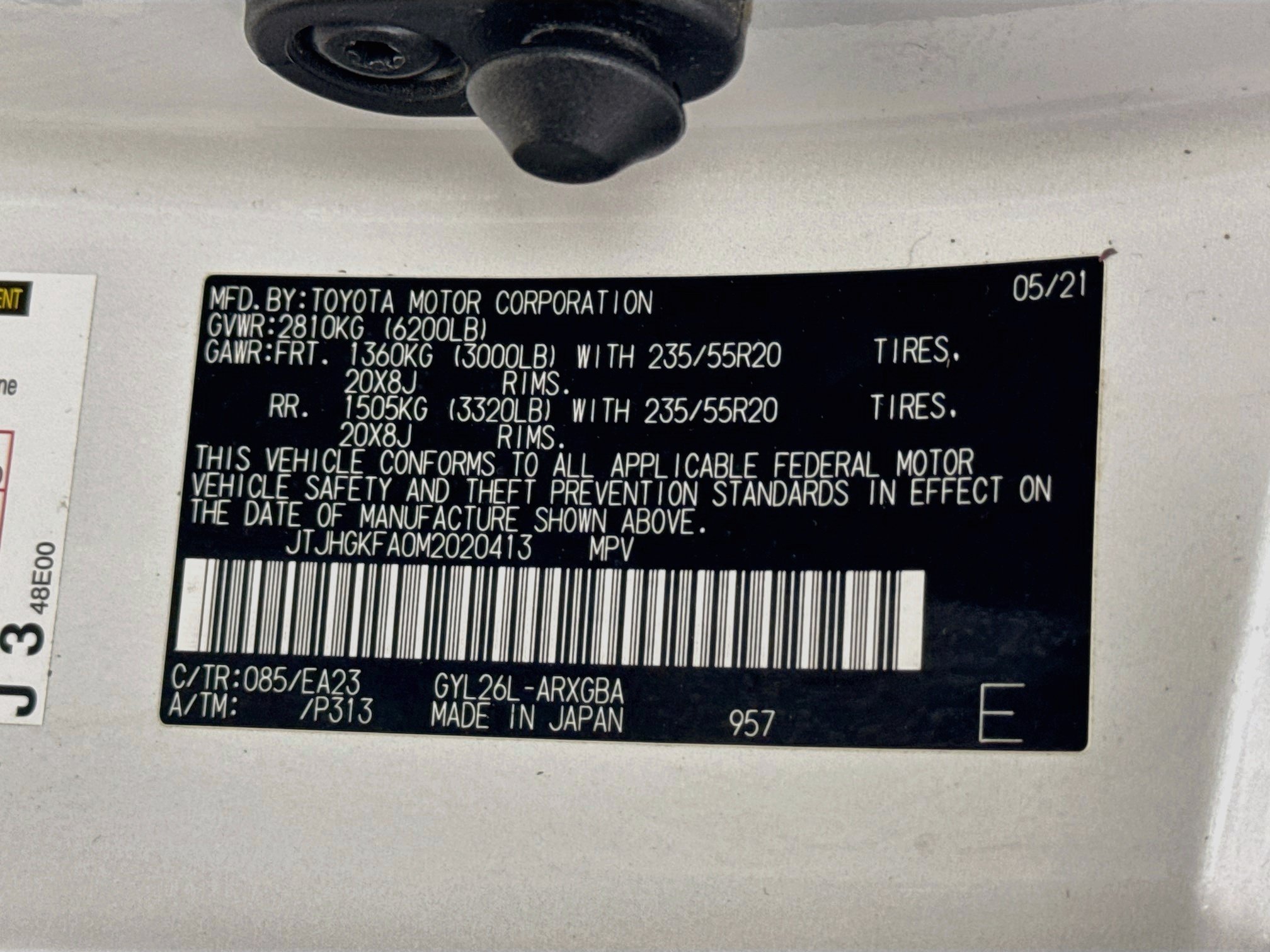 Used 2021 Lexus RX 450hL AWD w/ Premium Package image 29