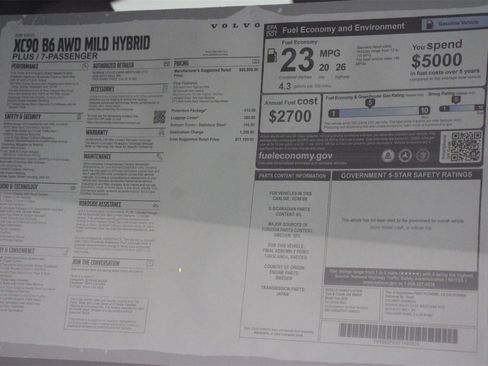 New 2026 Volvo XC90 B6 Plus w/ Protection Package image 18