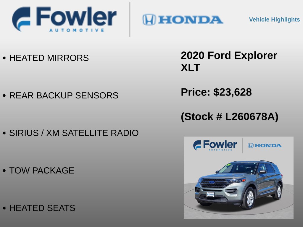 Used 2020 Ford Explorer XLT w/ Comfort Package AWD/4WD image 12
