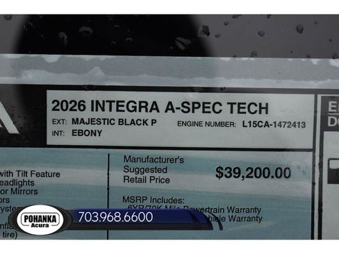 New 2026 Acura Integra A-Spec FWD image 37