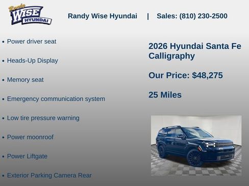 New 2026 Hyundai Santa Fe Calligraphy AWD/4WD image 10