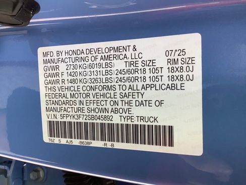 New 2025 Honda Ridgeline TrailSport+ image 77