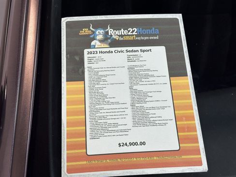 Certified 2023 Honda Civic Sport image 38