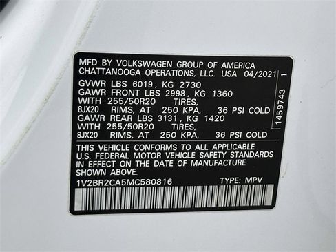 Used 2021 Volkswagen Atlas SEL image 28