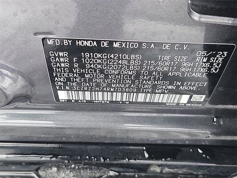 Certified 2024 Honda HR-V EX-L image 14