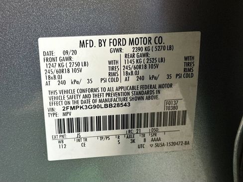 Used 2020 Ford Edge SE FWD image 23