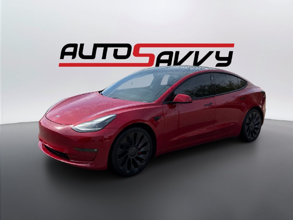 Used 2021 Tesla Model 3 Performance AWD/4WD image 1