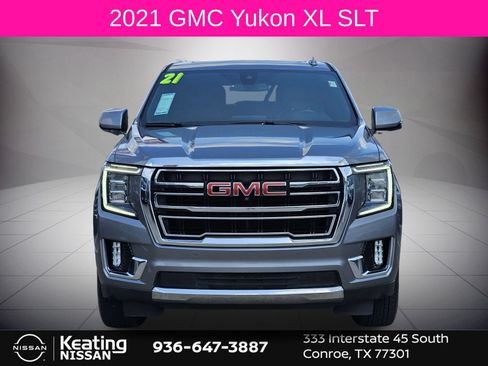 Used 2021 GMC Yukon XL SLT w/ SLT Premium Package RWD image 2