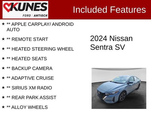 Used 2024 Nissan Sentra SV FWD image 3