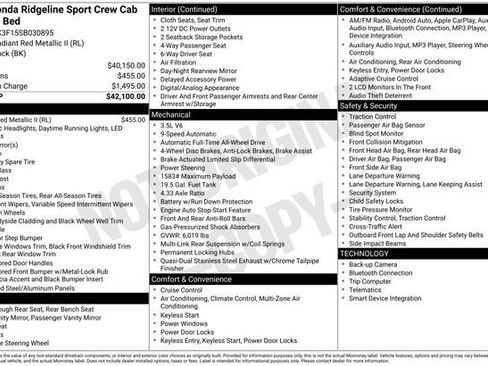 Used 2025 Honda Ridgeline Sport image 2