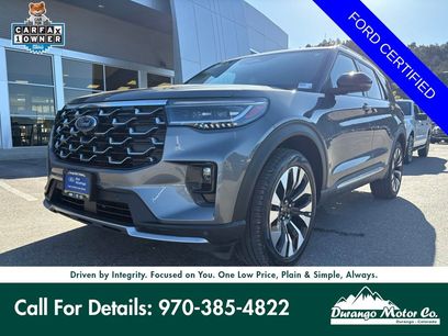 Certified 2025 Ford Explorer Platinum w/ LUX Leather Package