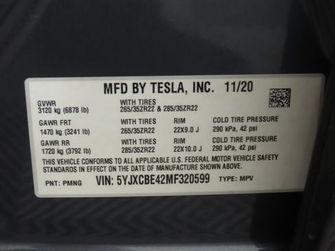 Used 2021 Tesla Model X Performance image 35