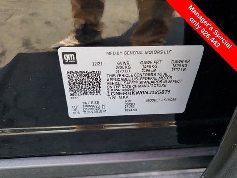 Used 2022 Chevrolet Traverse LT w/ LT Premium Package image 30