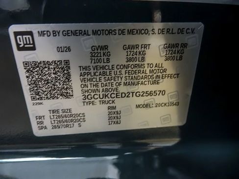 New 2026 Chevrolet Silverado 1500 Custom Trail Boss AWD/4WD image 23