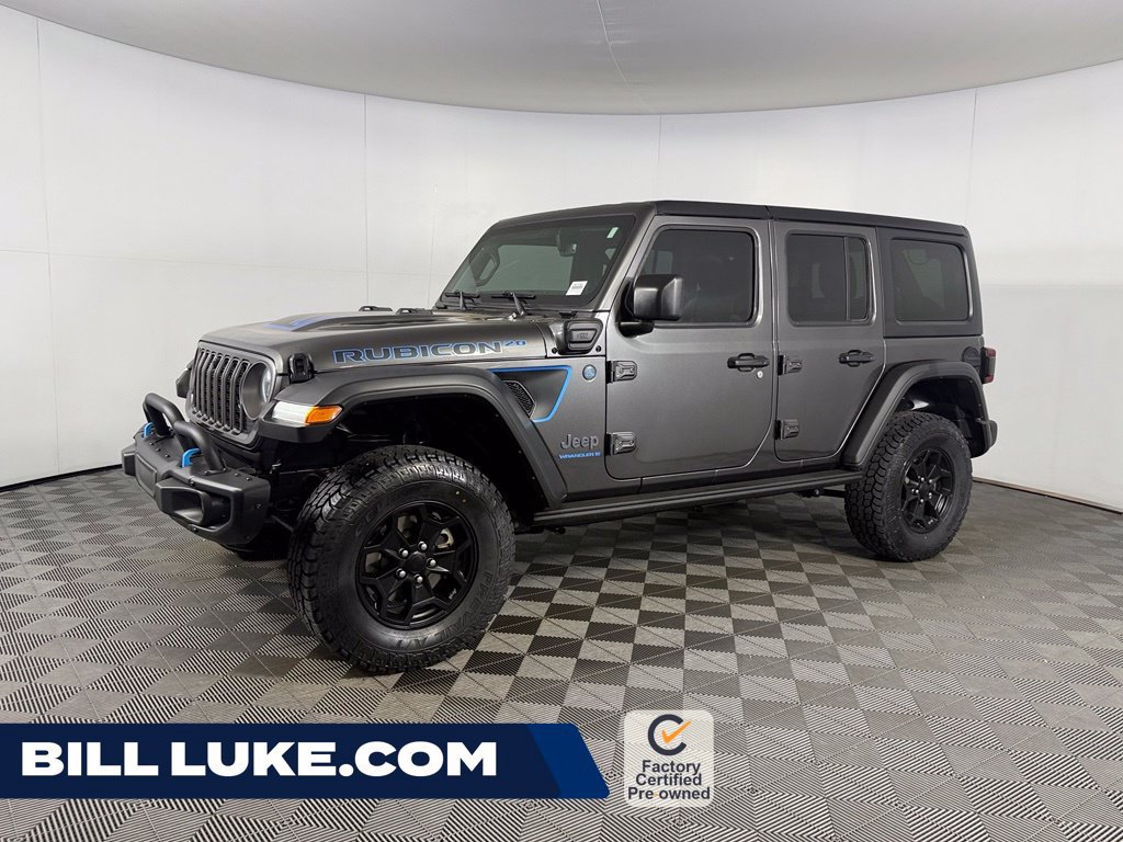 Certified 2023 Jeep Wrangler Unlimited Rubicon 4xe AWD/4WD image 1