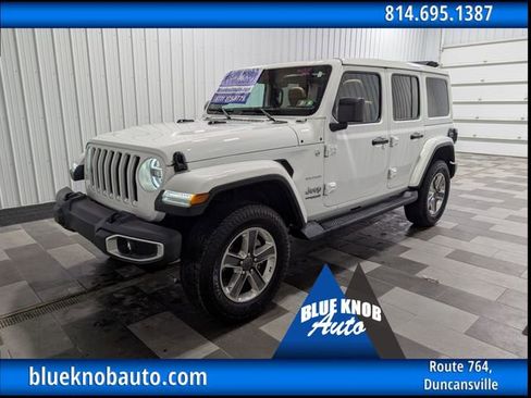 Used 2021 Jeep Wrangler Unlimited Sahara AWD/4WD image 1