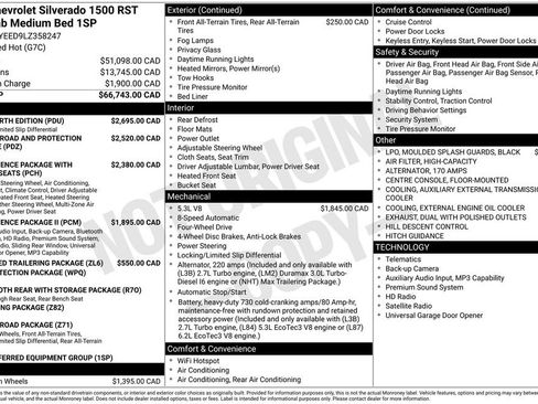 Used 2020 Chevrolet Silverado 1500 RST w/ True North Edition AWD/4WD image 5