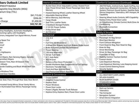 New 2026 Subaru Outback Limited image 5