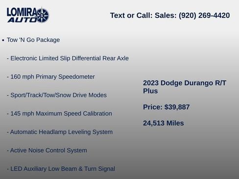 Used 2023 Dodge Durango R/T w/ Tow 'N Go Group AWD/4WD image 9