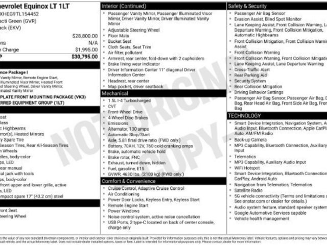 Used 2026 Chevrolet Equinox LT FWD image 40