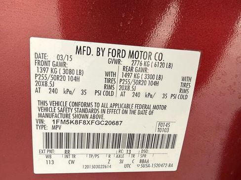 Used 2015 Ford Explorer Limited w/ Equipment Group 302A image 29