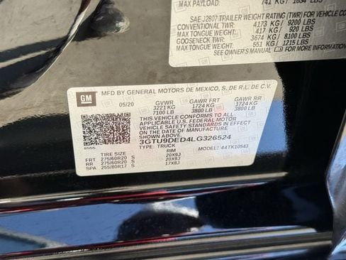 Used 2020 GMC Sierra 1500 SLT AWD/4WD image 37