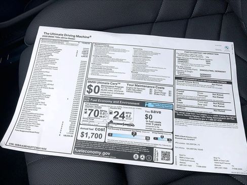 Used 2026 BMW 750e xDrive 750e xDrive w/ Executive Package image 19